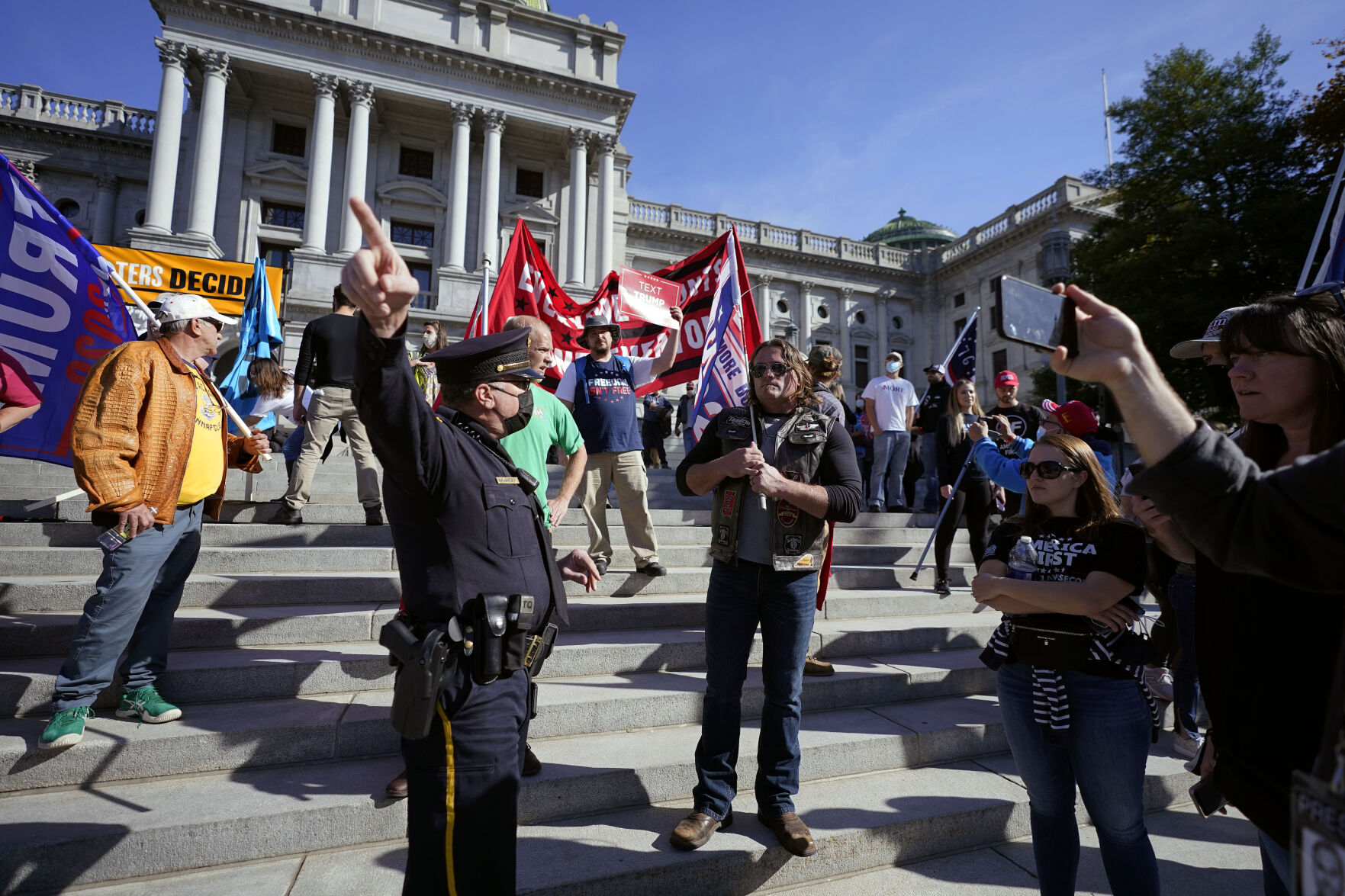 APTOPIX Election 2020 Protests Pennsylvania